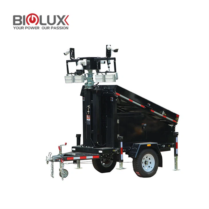 Komerciniai vaizdo stebėjimo bokštai automobilių stovėjimo aikštelėje