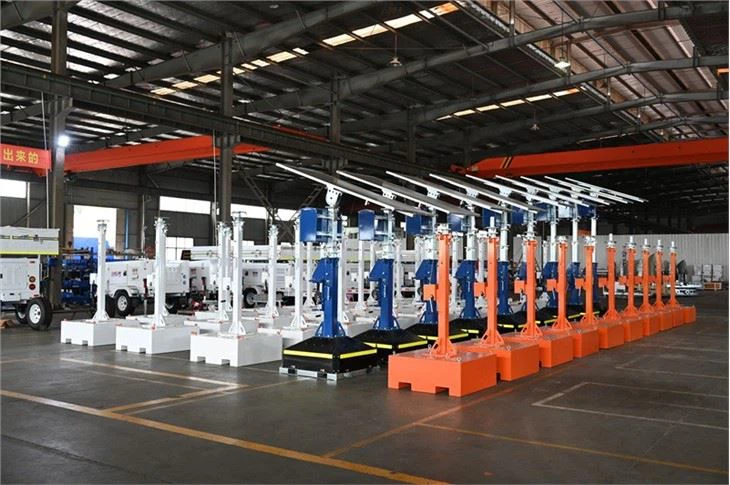 Square Manual Lifting Telescopic Mast