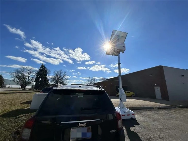 Mobile CCTV Tower Systems high quality